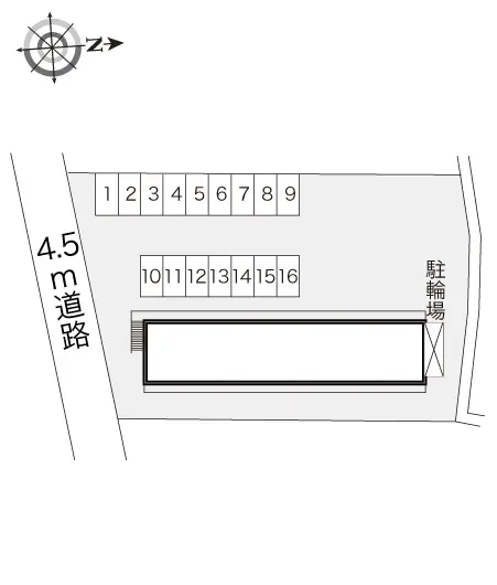 ★手数料０円★紀の川市田中馬場　月極駐車場（LP）